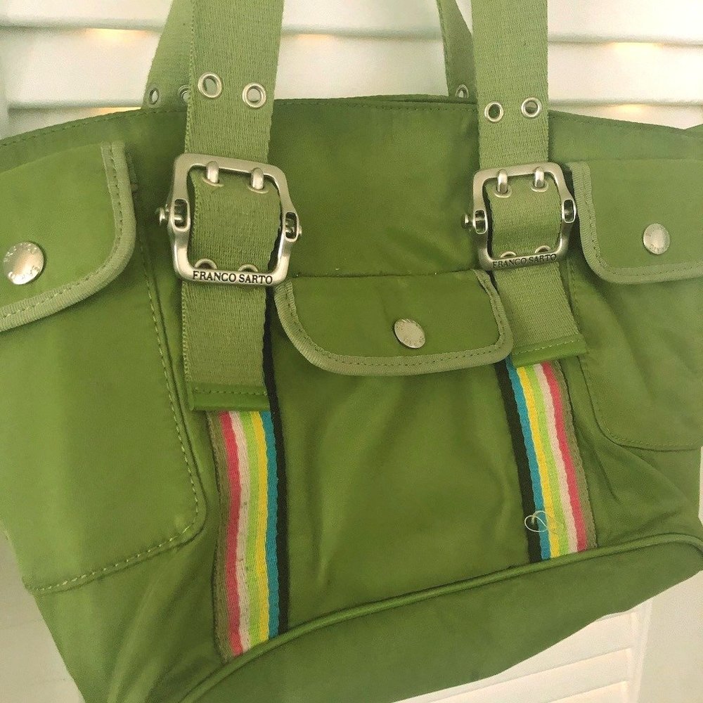 Franco Sarto Green Casual Shoulder Bag!